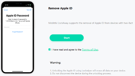 remove apple id successfully lockaway