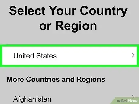 select your country and language