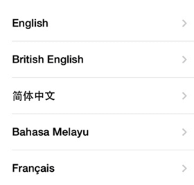 select your language