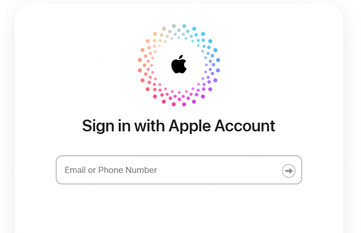 sign in icloud with apple account