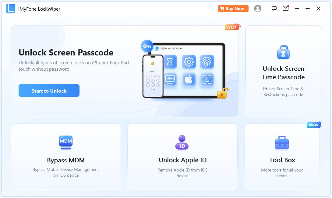 choose unlock apple id to reset ipad without icloud passwor