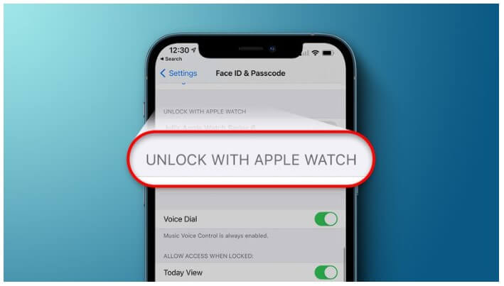 unlock iphone with apple watch