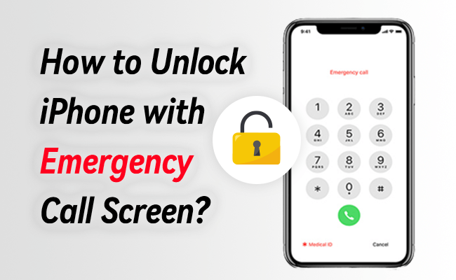 unlock iphone with emergency call screen