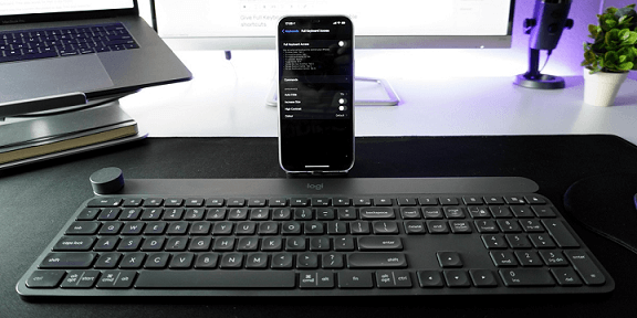 use an external keyboard to unlock iphone with unresponsive screen