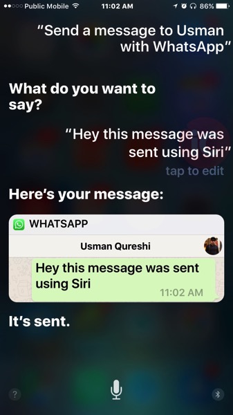 Use Siri to Send Messages