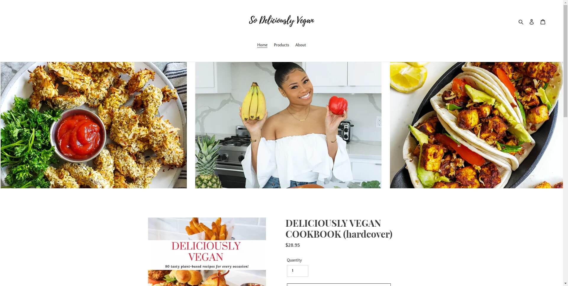 blog example- Deliciously Vegan Money
