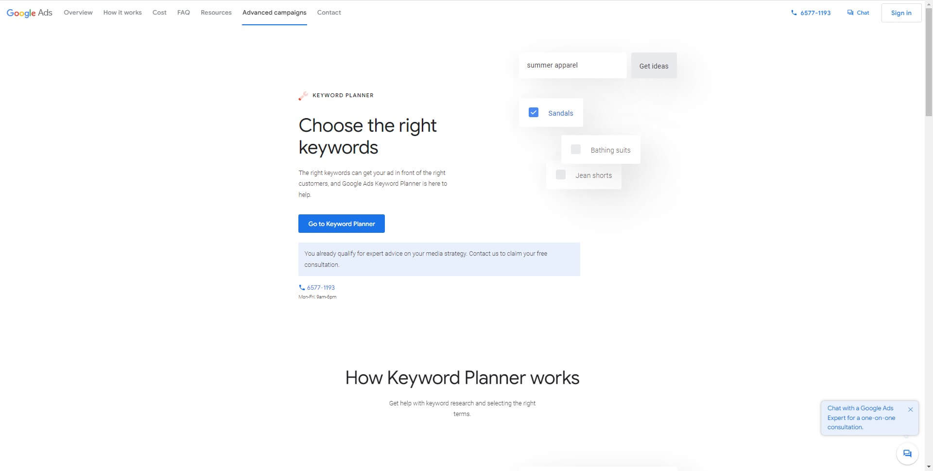seo tool google- Keyword Planner