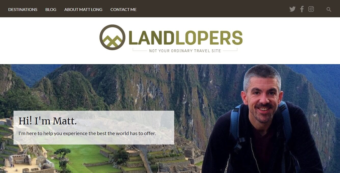 Travel Blogger - LandLopers