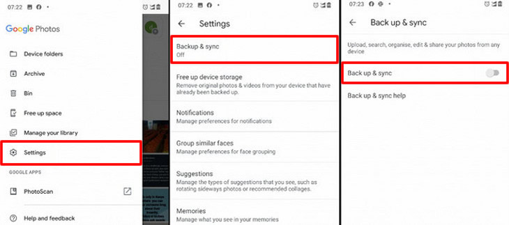 sync whatsapp photos to google photos on android