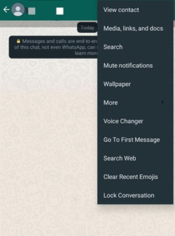 block whatsapp contacts on android
