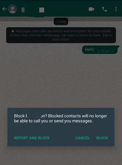 block someone on whatsapp