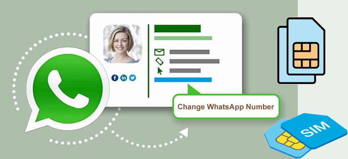 how to change whatsapp number without sim