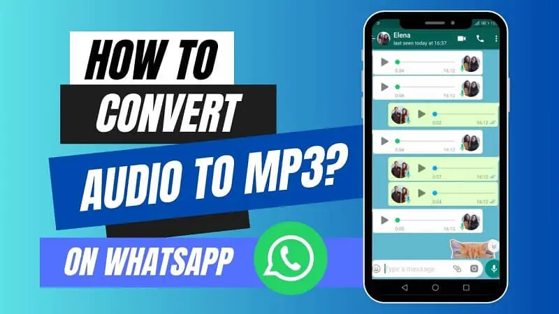 how to convert whatsapp audio to mp3