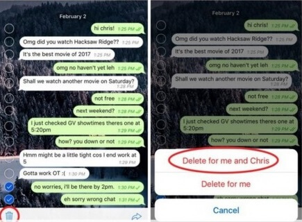 how to delete telegram message for everyone