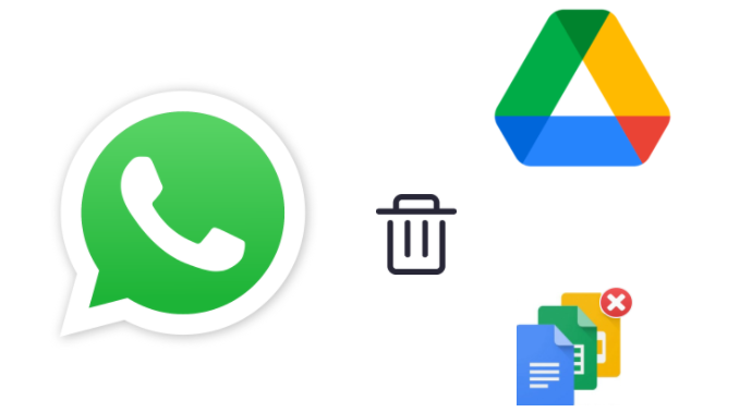 delete whatsapp backup permanently from google drive
