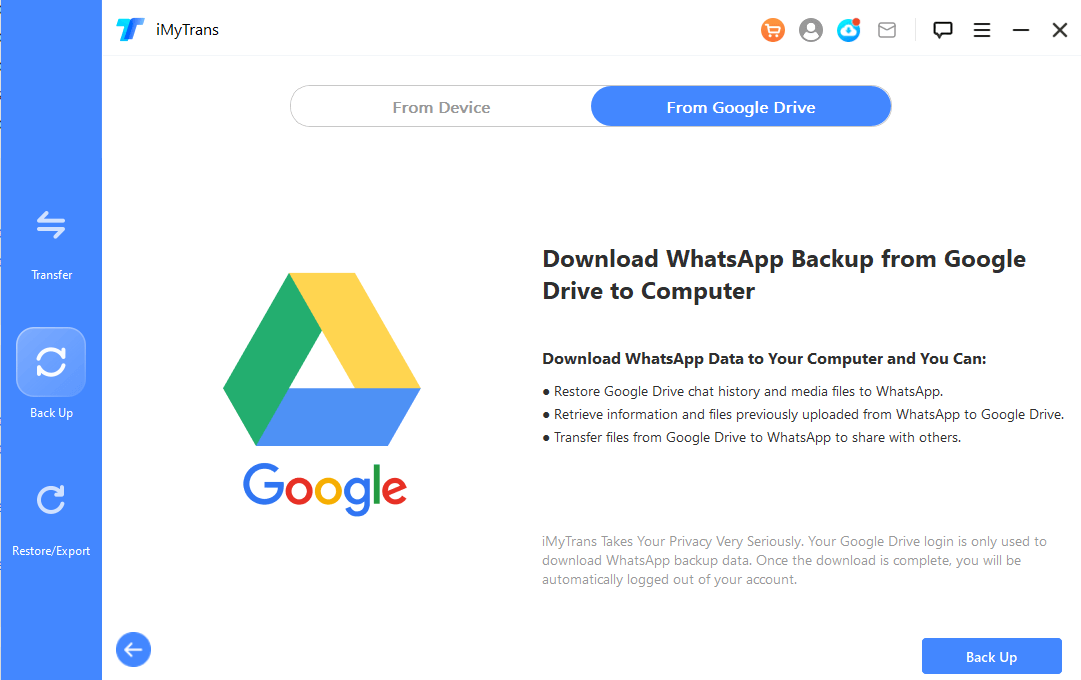 how to download google drive backup