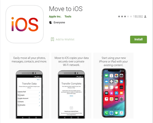download move to iOS