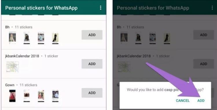 export telegram and wechat stickers to WhatsApp using personal stickers for WhatsApp