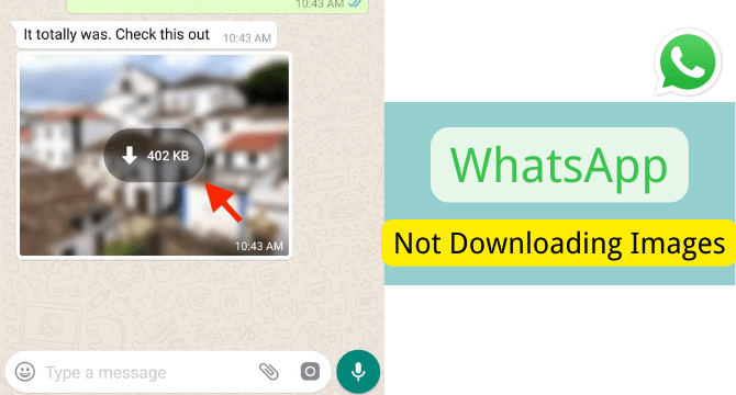 fix whatsapp not downloading images
