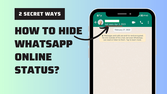 hide whatsapp online status