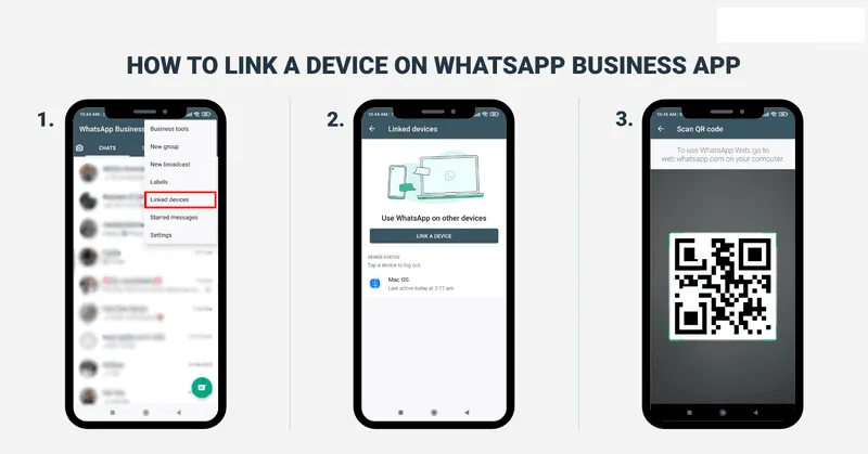 hide phone number by using whatsapp business