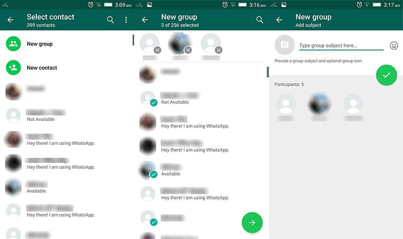 add someone to whatsapp group on android