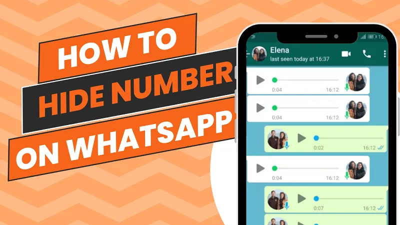 how can i hide my phone number on my whatsapp