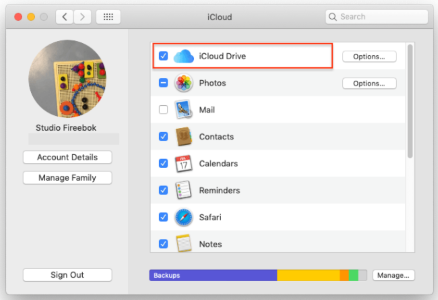 icloud drive on mac