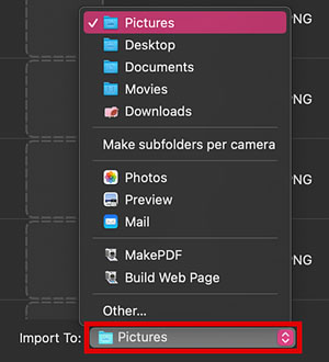 import iphone photos to mac