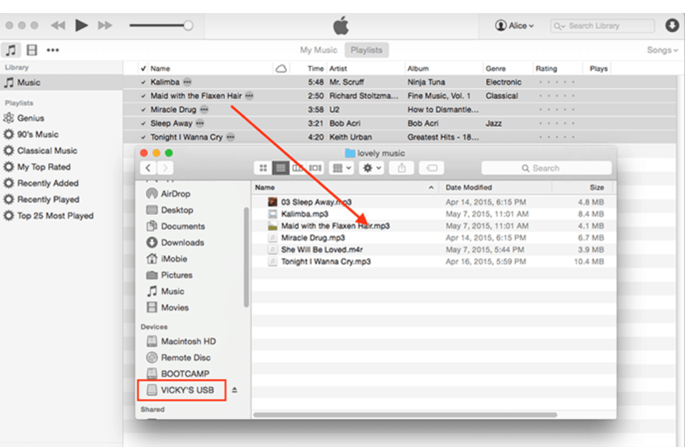How to Transfer Music from a USB Flash Drive to iPhone or iPhone to USB ...
