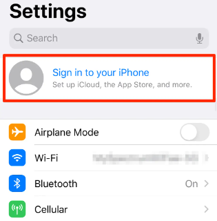 log into the same icloud account