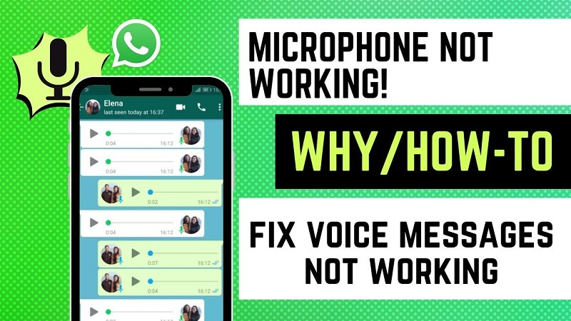 fix whatsapp microphone not workig problem