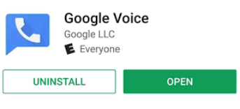 open Google Voice