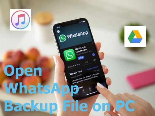 How to open WhatsApp backup file on PC