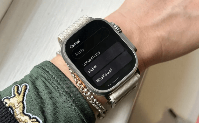 reply whatsapp messages on apple watch