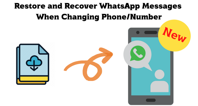 restore whatsapp when changing phone