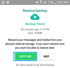 restore whatsapp