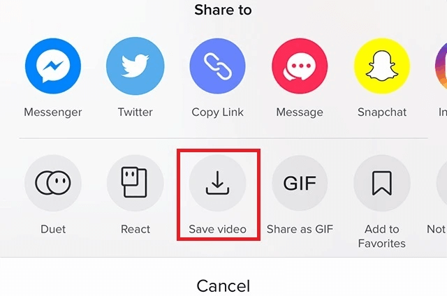 save tiktok video before sharing