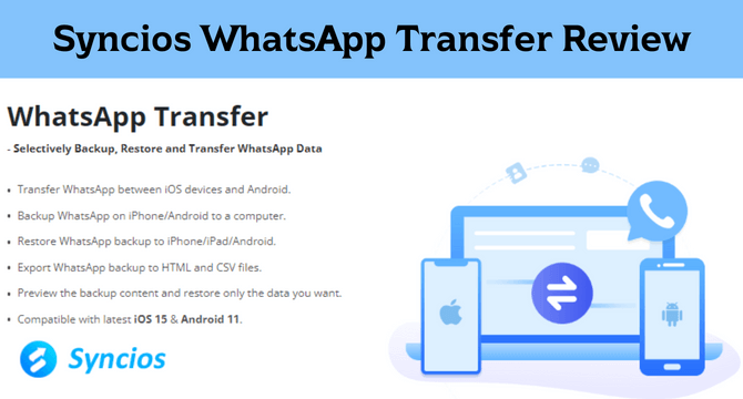 syncios whatsapp transfer review