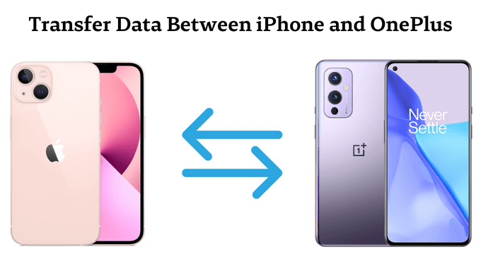 transfer data between iphone and oneplus
