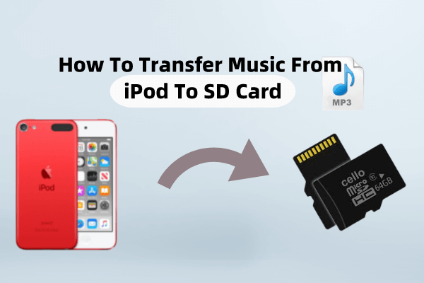 transfer music from ipod to sd card