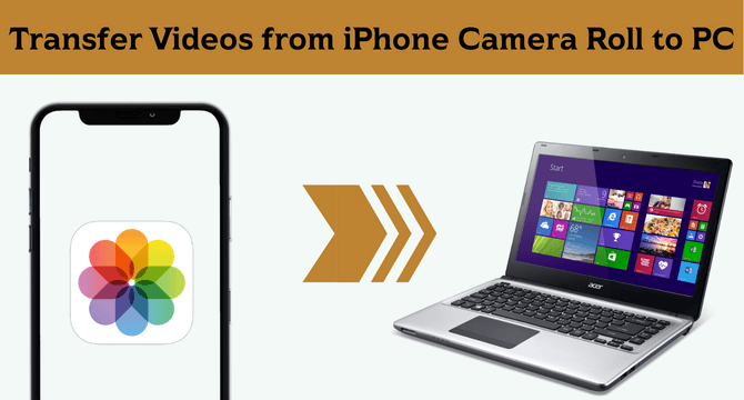 transfer videos from iphone camera roll to pc