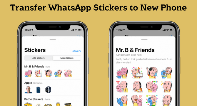 transfer whatsapp stickers to new phone