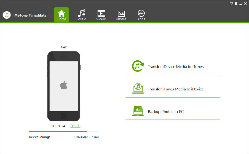 use tunesmate to transfer videos from iphone to pc