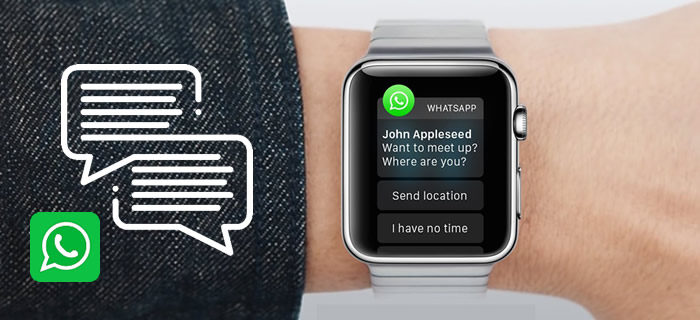 whatsapp no apple watch