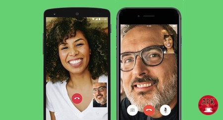 Video chat via WhatsApp