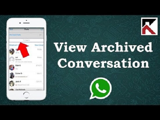 find archived chat on WhatsApp