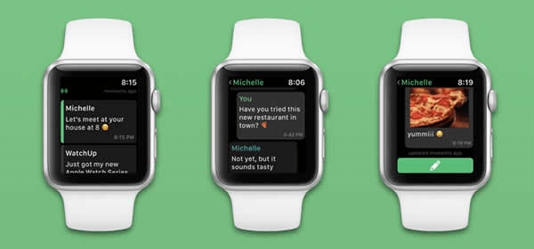 view whatsapp messages on apple watch
