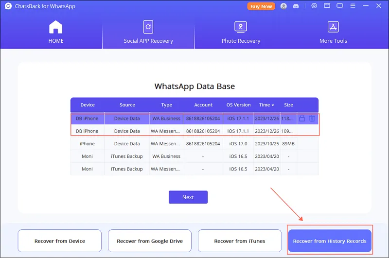 backup and recover whatsapp backup