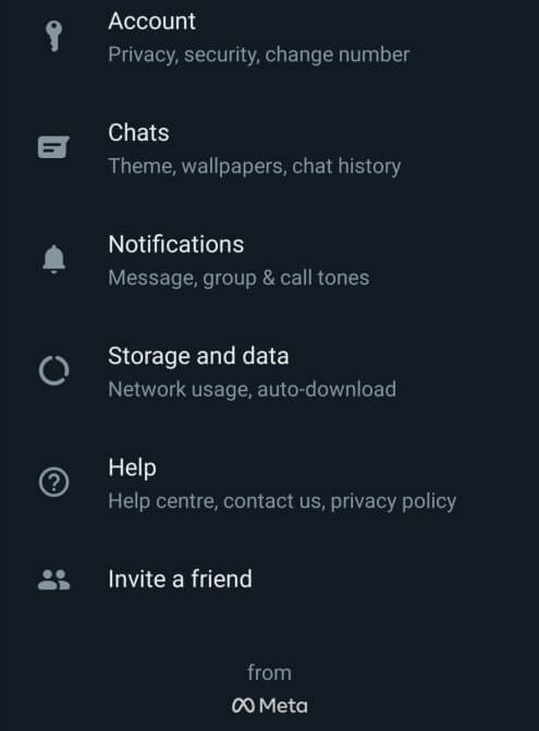 whatsapp settings